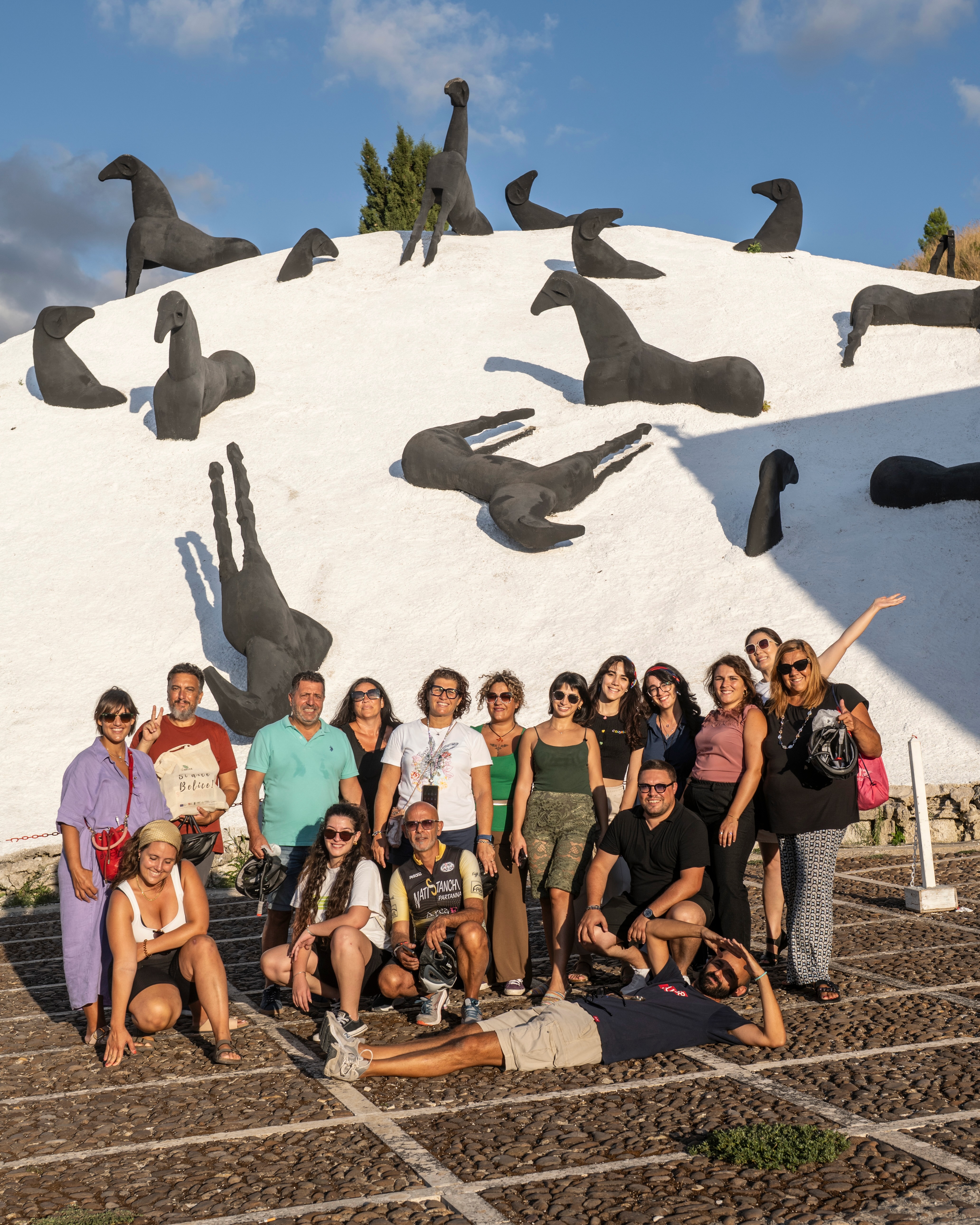 Group at the Orestiadi sculpture park, Gibellina