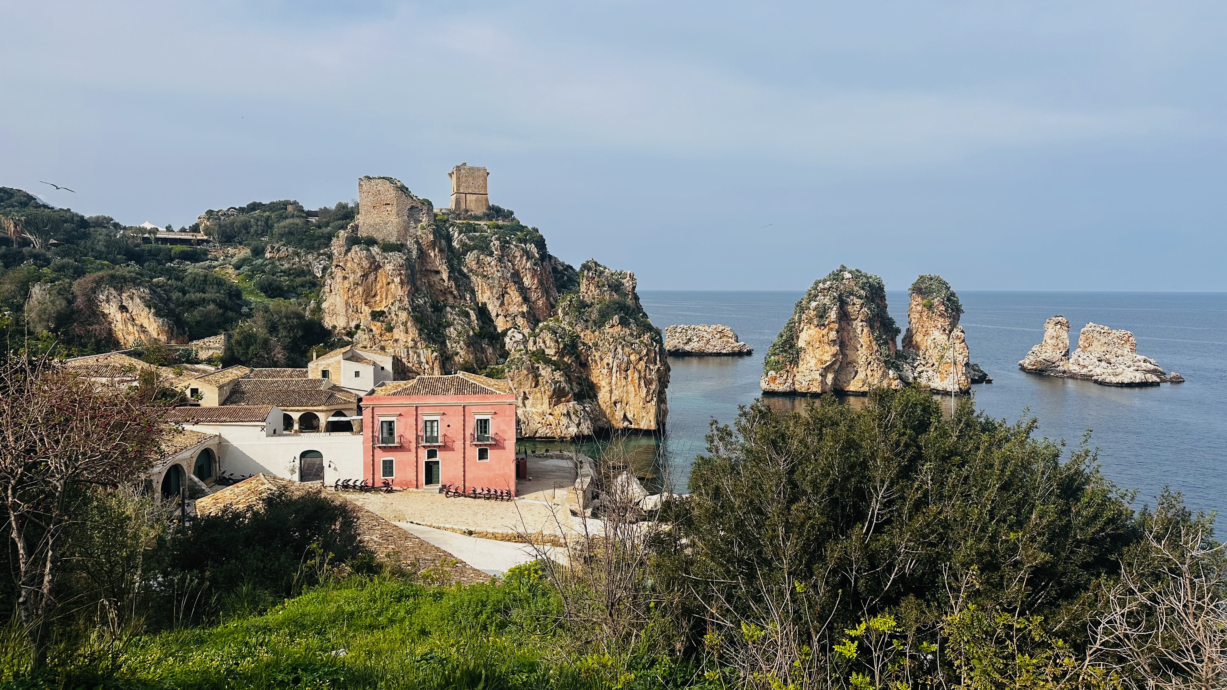 Aerial view of Sicily beach and turquoise sea — Sicily travel experiences